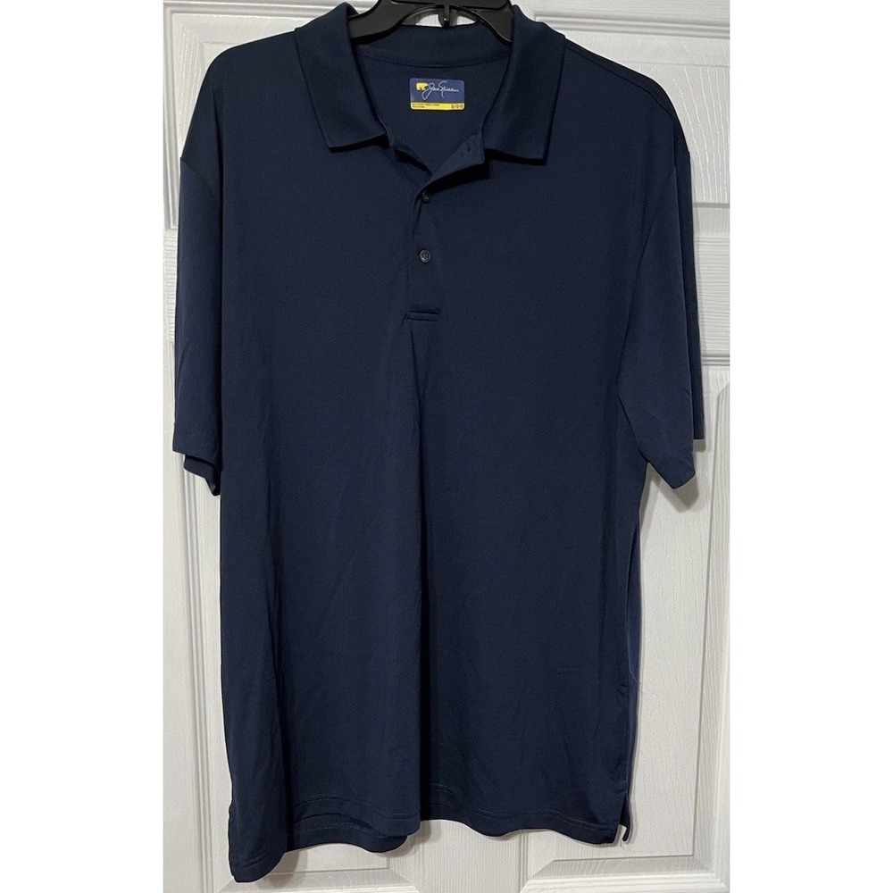 Jack Nicklaus Mens Golf Polo Shirt Blue Size XL